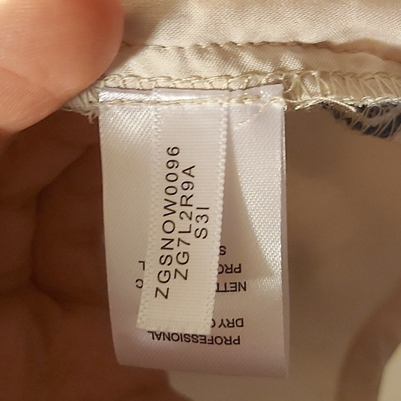 TOMMY Hilfiger Floral blue and cream Lace Blue Dress size 12 - Picture 6 of 11